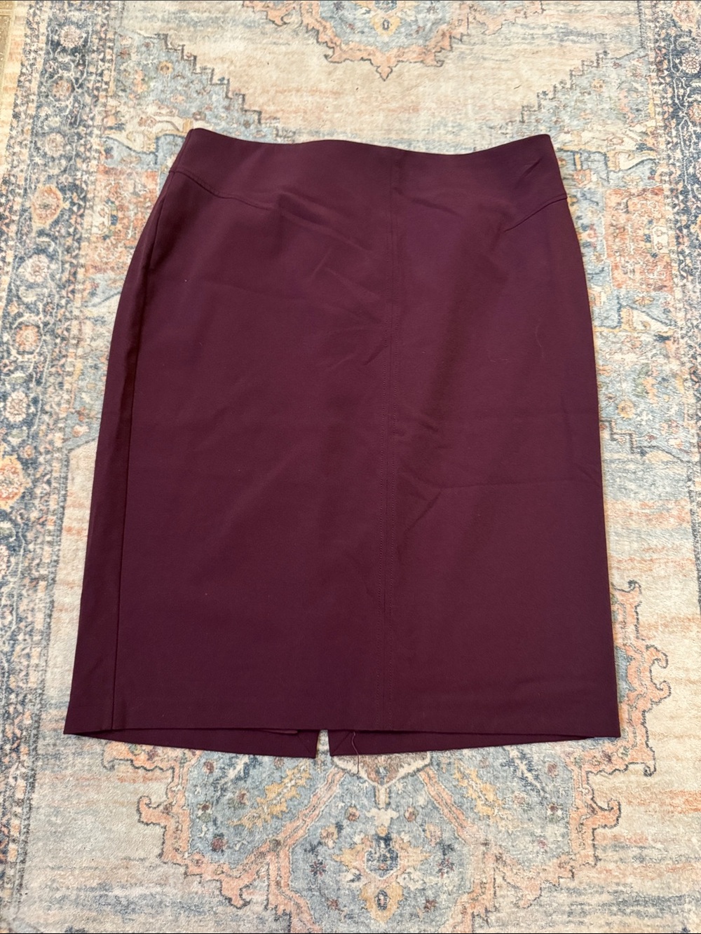 White House Black Market Plum Pencil Skirt
